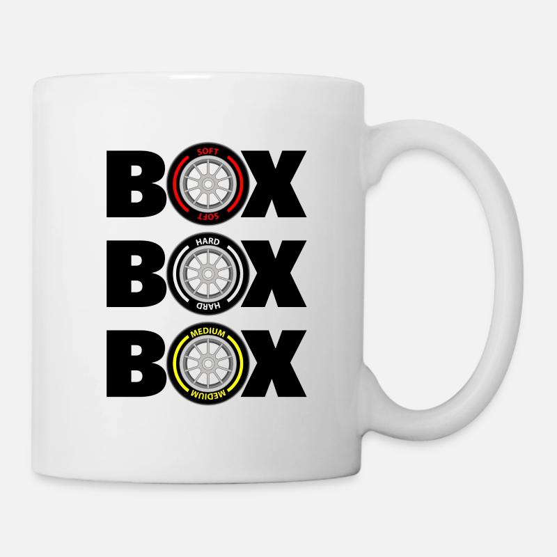 Box Box Box - Mug - white