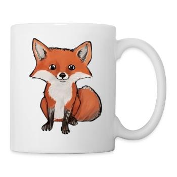 Kleine Fuchs - Tasse - Weiß - Rechts