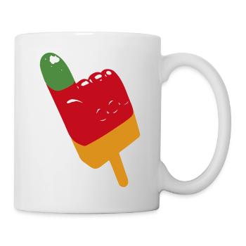 Flutschfinger Eis - Tasse - Weiß - Rechts