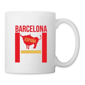 Barcelone Souvenir Bull Barcelone - Mug blanc - blanc - Droite