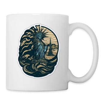 Transcendent Wave: Liberty Dance - Tasse - Weiß - Rechts