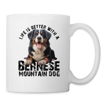 Bernese Mountain Dog - Mug - white - Right