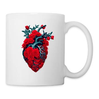 Cœur de la Rose - Mug blanc - blanc - Droite