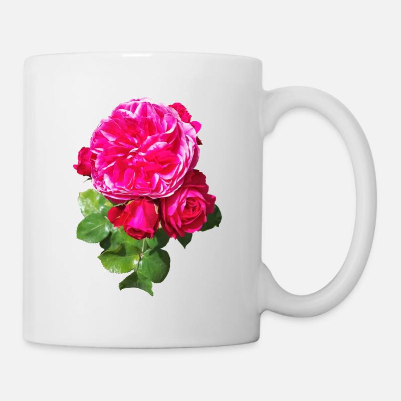 Rose de printemps - Mug blanc - blanc
