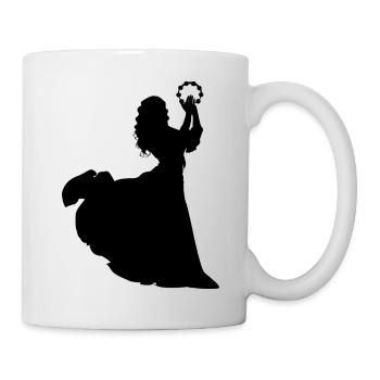 Dancing Dance Music - Tasse - Weiß - Rechts