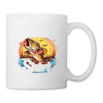 Lucky Fishing Shirt Do not Wash - Tasse - Weiß - Rechts