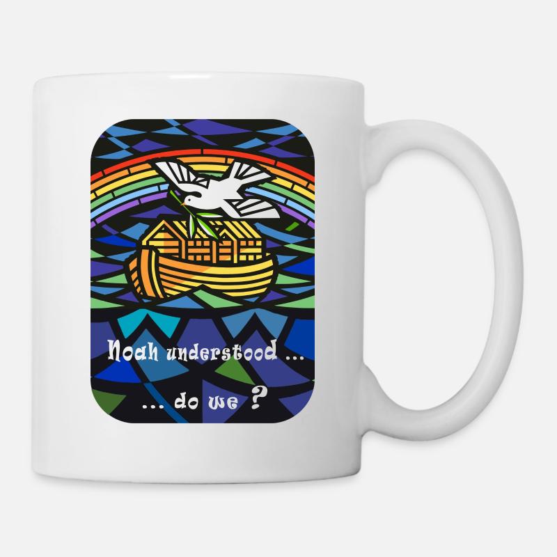 Noahs Regenbogen - Tasse - Weiß