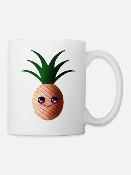 Petit ananas mignon - Mug blanc - blanc