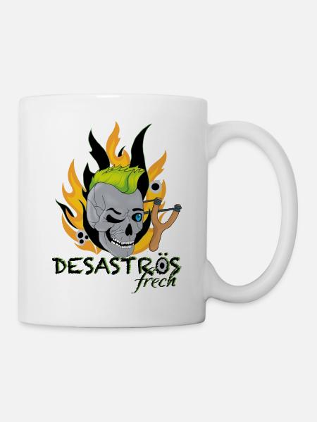 𝔻𝔼𝕊𝔸𝕊𝕋ℝÖ𝕊 𝖋𝖗𝖊𝖈𝖍 - Tasse - Weiß