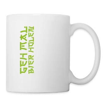Men's Beer Drinker Geh mal Bier Holen - Tasse - Weiß - Rechts