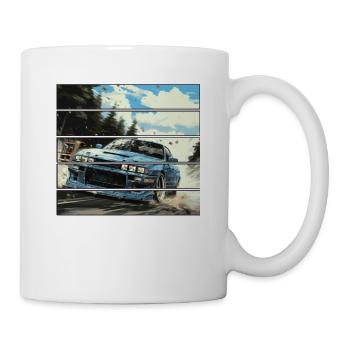 JDM Japan Motorsport Tuning Car 90s T-Shirt AI Gen - Mug blanc - blanc - Droite
