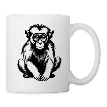 Monkey Monkey Monkey Face Jungle - Mug - white - Right
