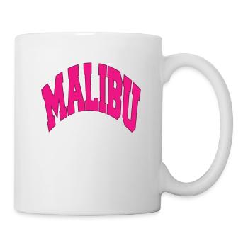 T-shirt rose MALIBU California Sport - Mug blanc - blanc - Droite