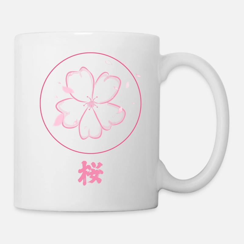 Fleur de cerisier - Mug blanc - blanc