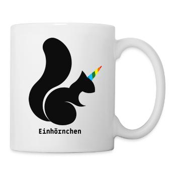 Einhörnchen - Tasse - Weiß - Rechts
