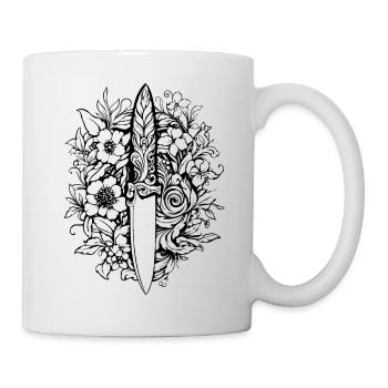 Knife Cutler Knife Lover - Mug - white - Right