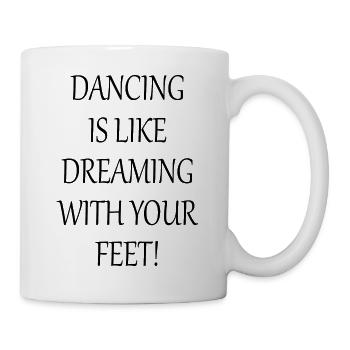 Dancing Dance Music - Mug - white - Right
