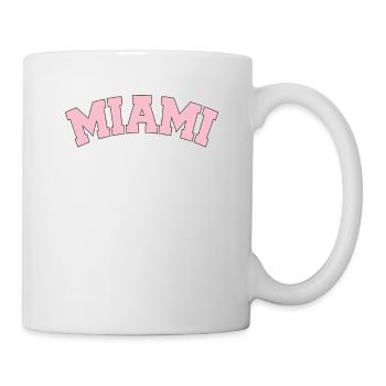 Miami-Florida Classic T-shirt - Tasse - Weiß - Rechts