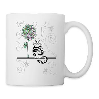 Cat - Mug - white - Right