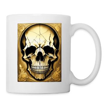 skull - Tasse - Weiß - Rechts