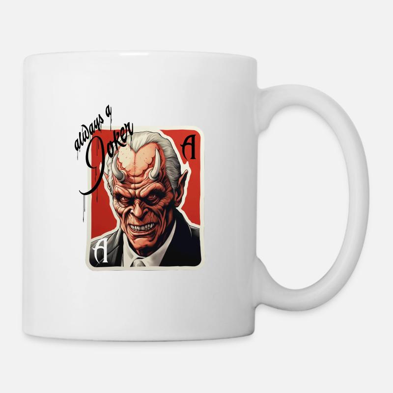 Toujours un design Joker - Mug blanc - blanc