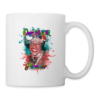 LGBTQ Pride Marsha P Johnson Sustainable - Mug - white - Right