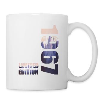 1967. Limited Edition T-Shirt Geburtstags Idee - Tasse - Weiß - Rechts