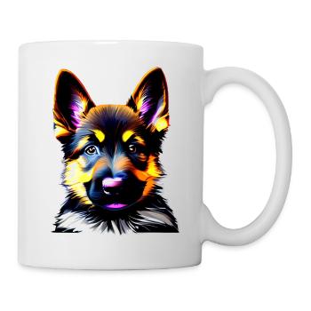Chiot Berger Allemand Propriétaire Chien - Mug blanc - blanc - Droite