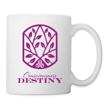 Stilvoll und bewusst: Das Consciousness Destiny - Tasse - Weiß - Rechts