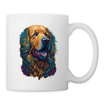 Labrador Hund Hunde Farbenfro - Tasse - Weiß - Rechts