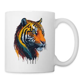Tiger I Big Cat of the Jungle I Gift - Mug - white - Right