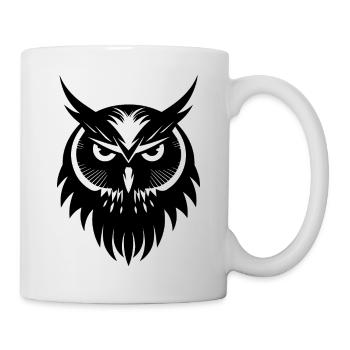 Owl Owl Bird Birds - Mug - white - Right
