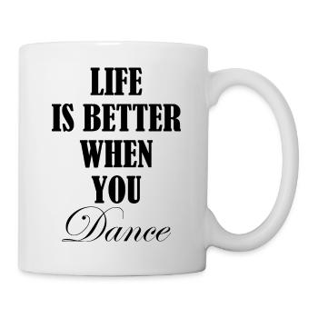 Dancing Dance Music - Mug - white - Right