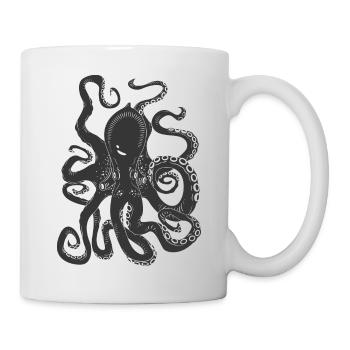 Meerestiere - Tasse - Weiß - Rechts