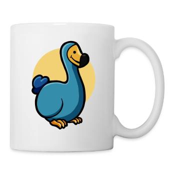 Hugadino dodo, oiseau primitif, éteint - Mug blanc - blanc - Droite