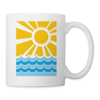 Sommer - Tasse - Weiß - Rechts