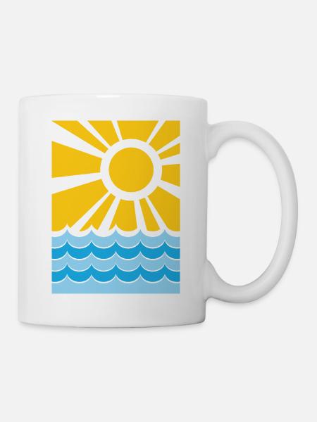 Sommer - Tasse - Weiß