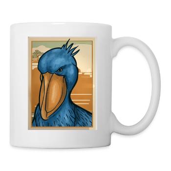 Shoebill Bird Ornithologist Forest I Gift - Mug - white - Right
