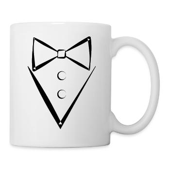 Anzug - Tasse - Weiß - Rechts