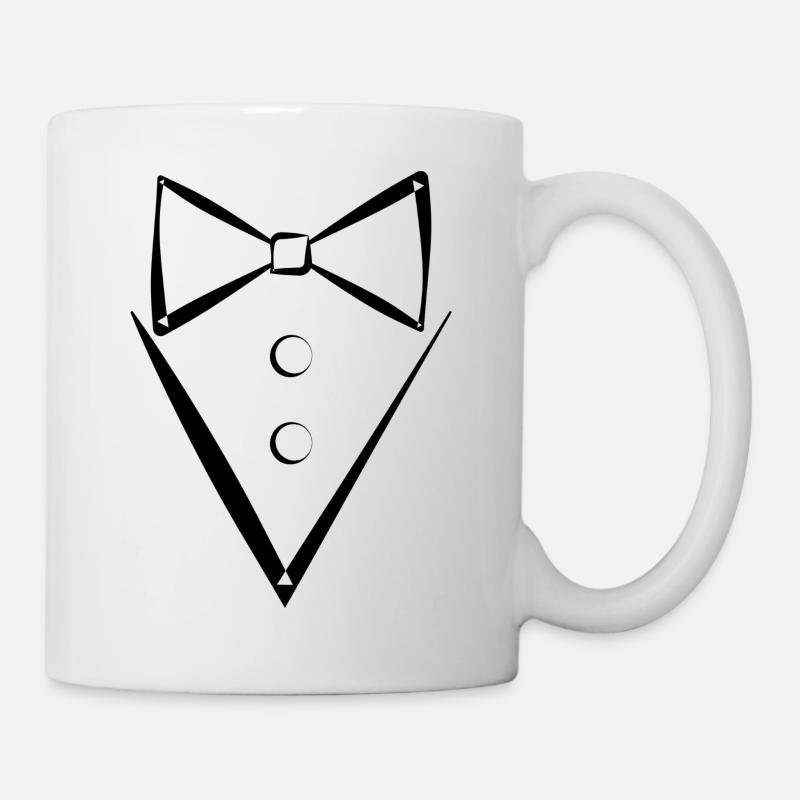 Anzug - Tasse - Weiß