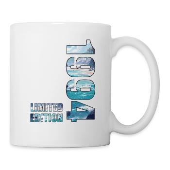 1994 Limited Edition T-Shirt Geburtstags Idee - Tasse - Weiß - Rechts