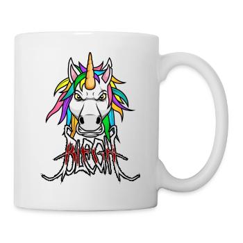 Unicorn Blegh Metal Metalcore Death Metal - Mug - white - Right