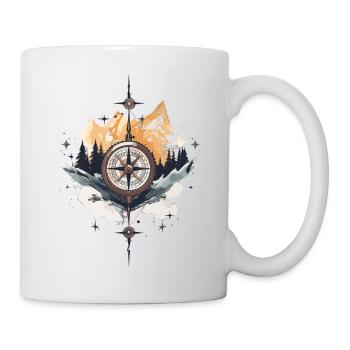 Compass Snow Landscape - Mug - white - Right