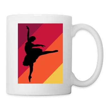 Dancing Dance Music - Tasse - Weiß - Rechts