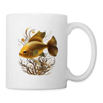 Rich Fish - Tasse - Weiß - Rechts
