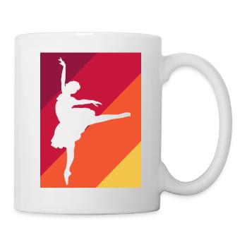 Danse Musique de danse - Mug blanc - blanc - Droite