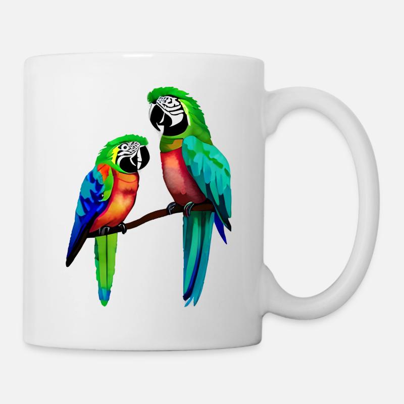 Budgie Bird Cockatiel Bird Propriétaire - Mug blanc - blanc