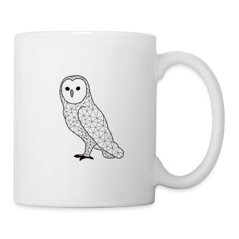 Owll GeomeTRIX - Tasse - Weiß - Rechts