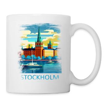Stockholm Suède Suède Région nordique Scandinavie - Mug blanc - blanc - Droite