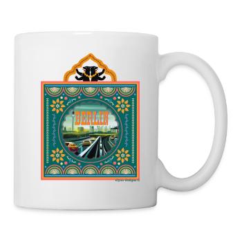 Indian Truck-Art Berlin Bear - Mug - white - Right